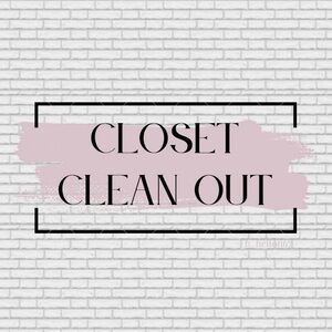 Closet Clean Out Sale - 20%+50%